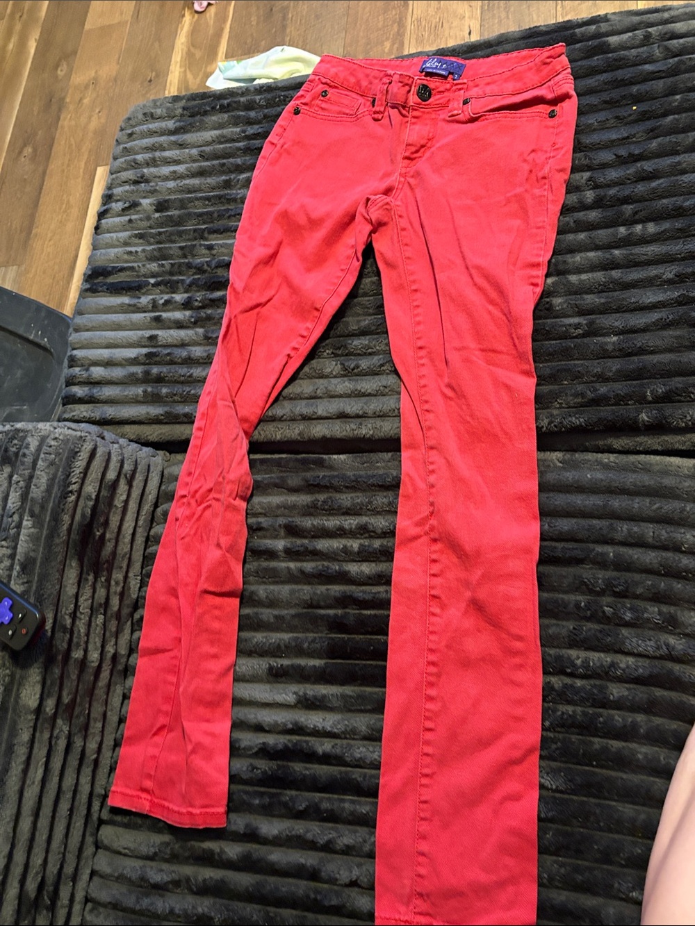 Miley Cyrus & Max Azria Women's Skinny Jeans - Red